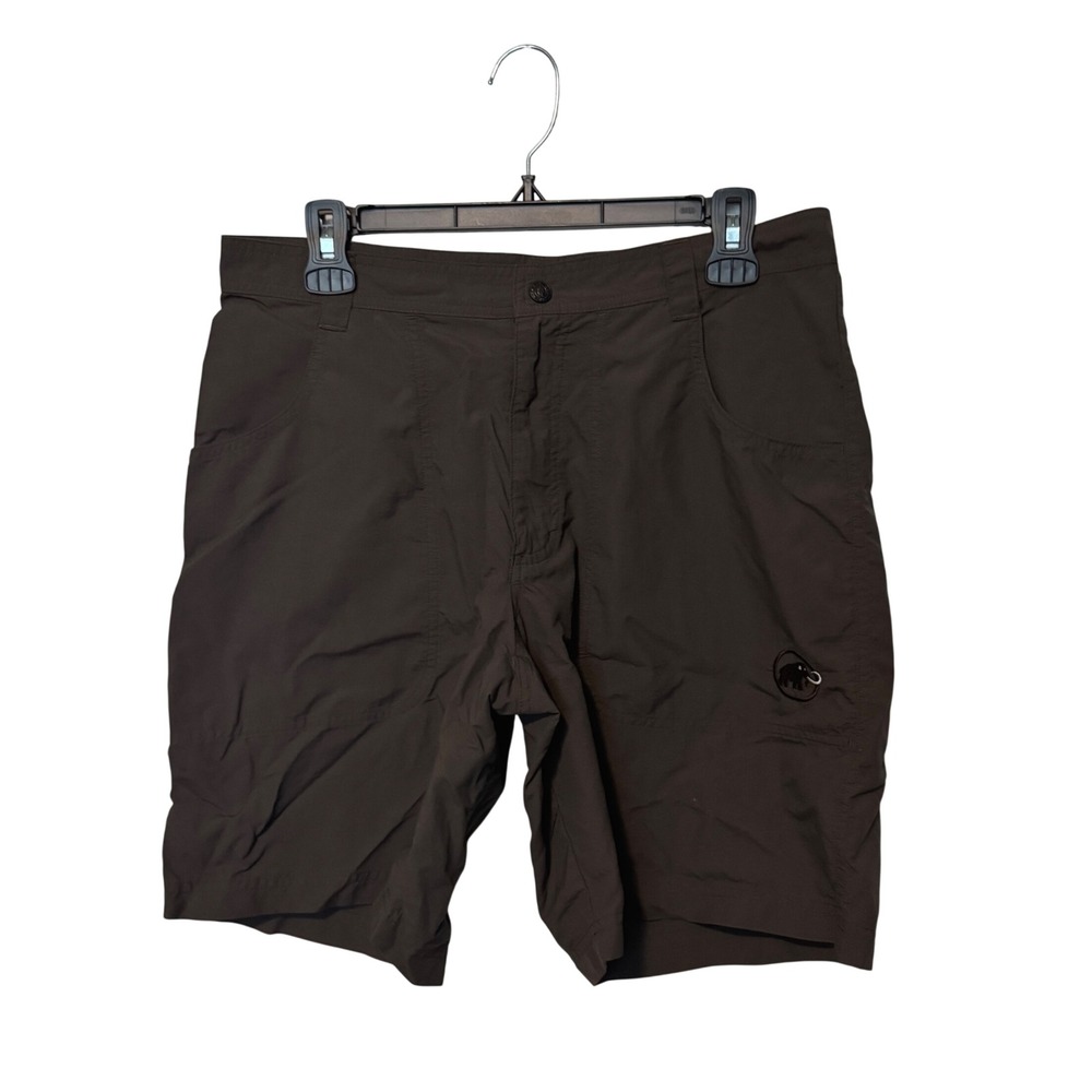 Mammut Shorts Mens 32 Brown Tech Outdoor Lightweight Lightweight Performance 9"
